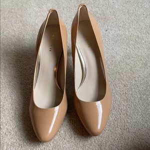 Coach patent leather heels - size 9